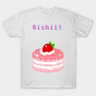 Kawaii Pixel Oishii Dream Dessert ( strawberry pancakee) T-Shirt